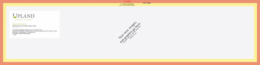 Upland Flat Pack Wall Rail graphics worksheet