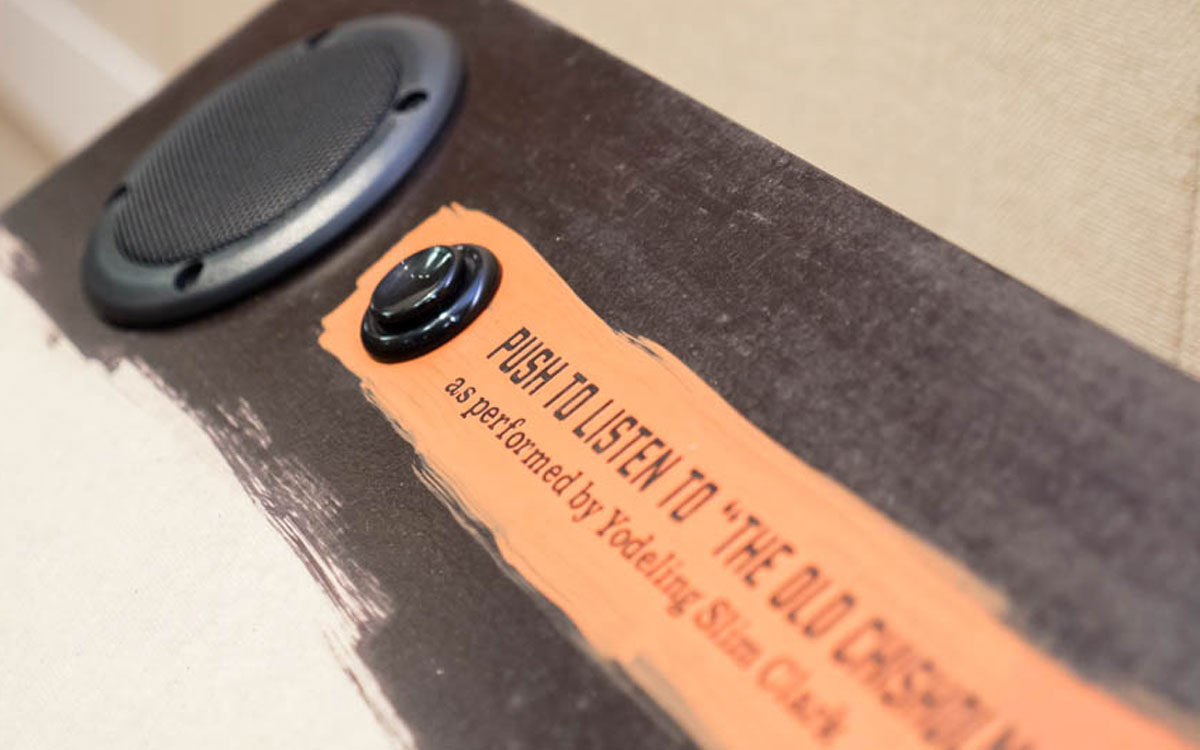 Chisholm Trail Exhibit pushbutton audio interactive