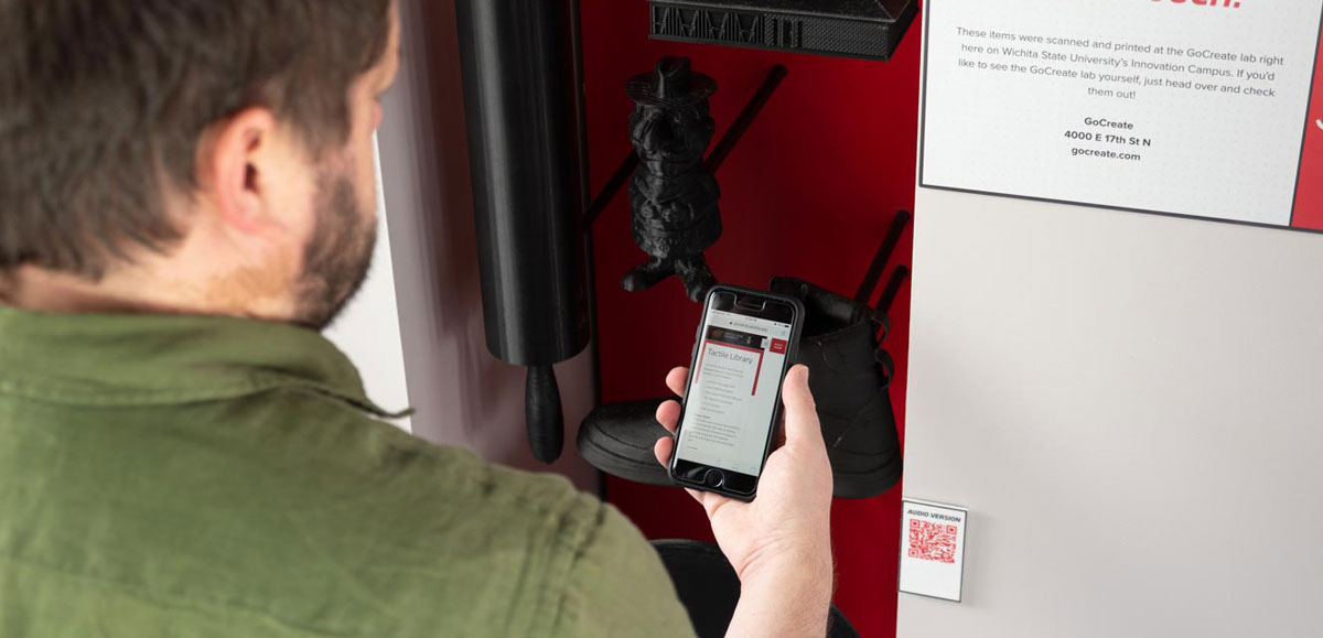 Pizza Hut Museum tactile library