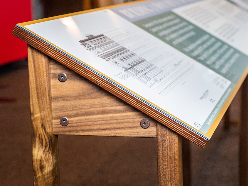 Upland's Modular Reader Rails, fabricated for the National Archives in New York City.