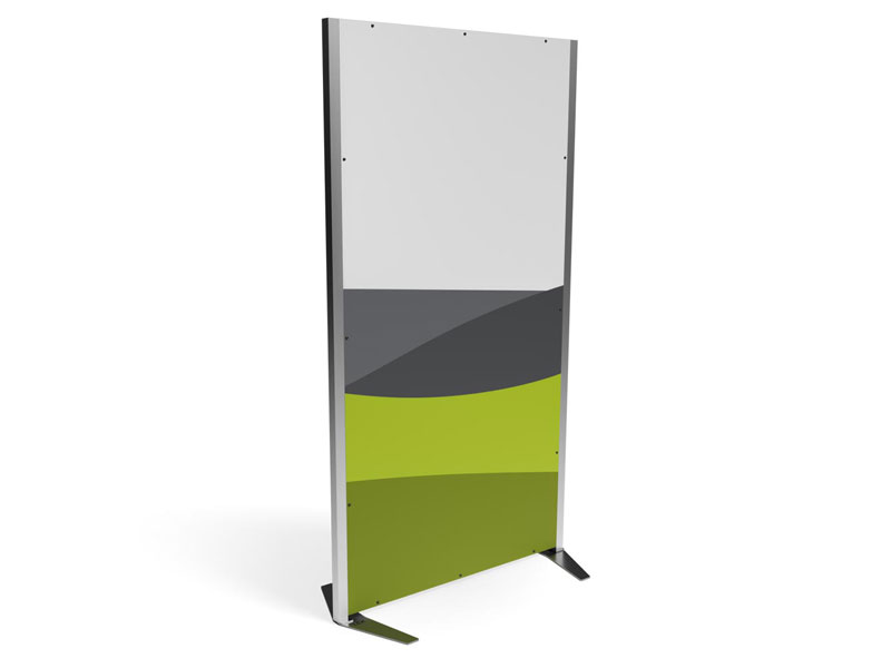 Upland® LEK® freestanding framework with fabric banner graphics