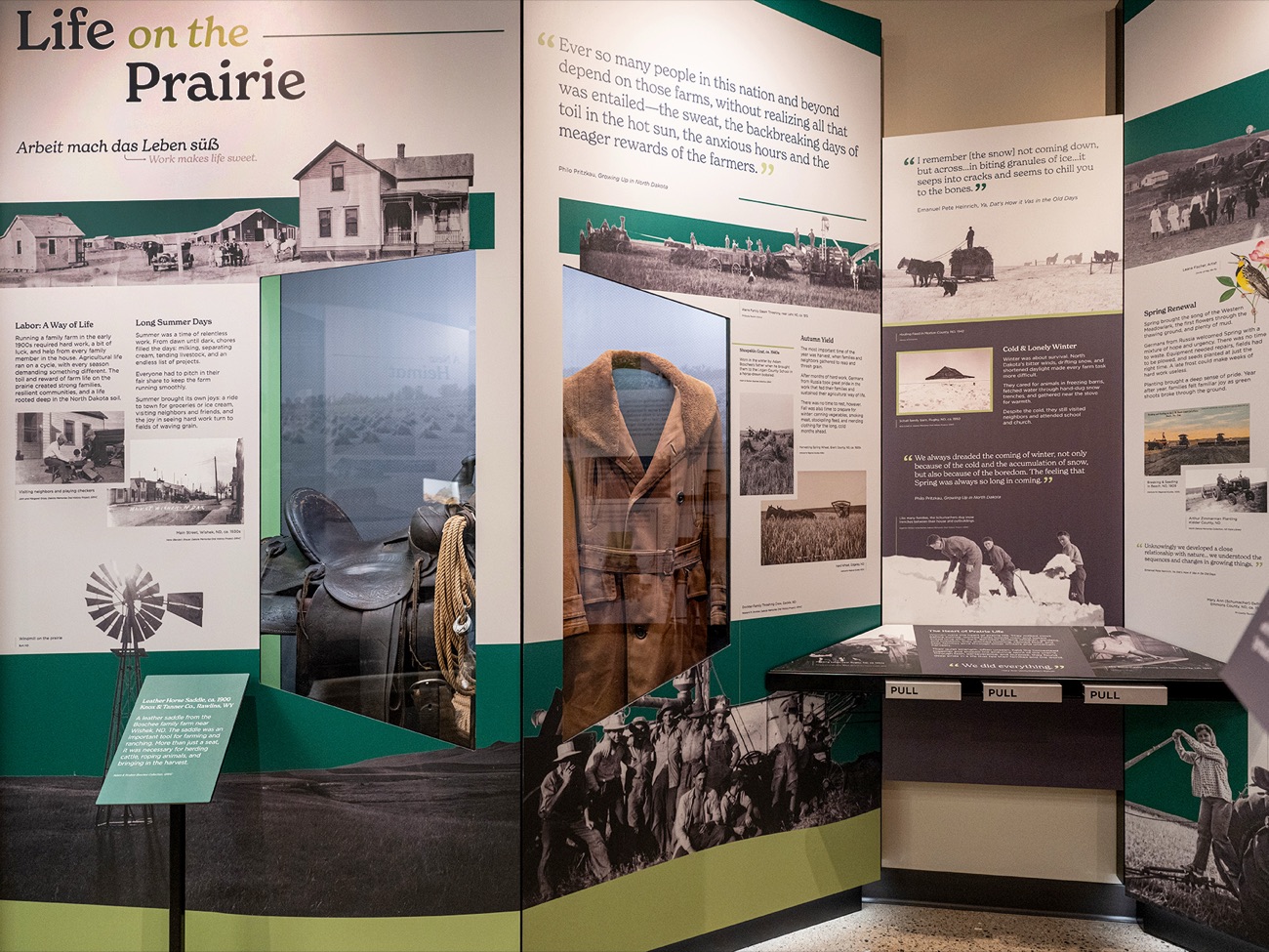 Life on the Prairie exhibit at the Germans from Russia Heritage Collection at NDSU in Fargo, North Dakota