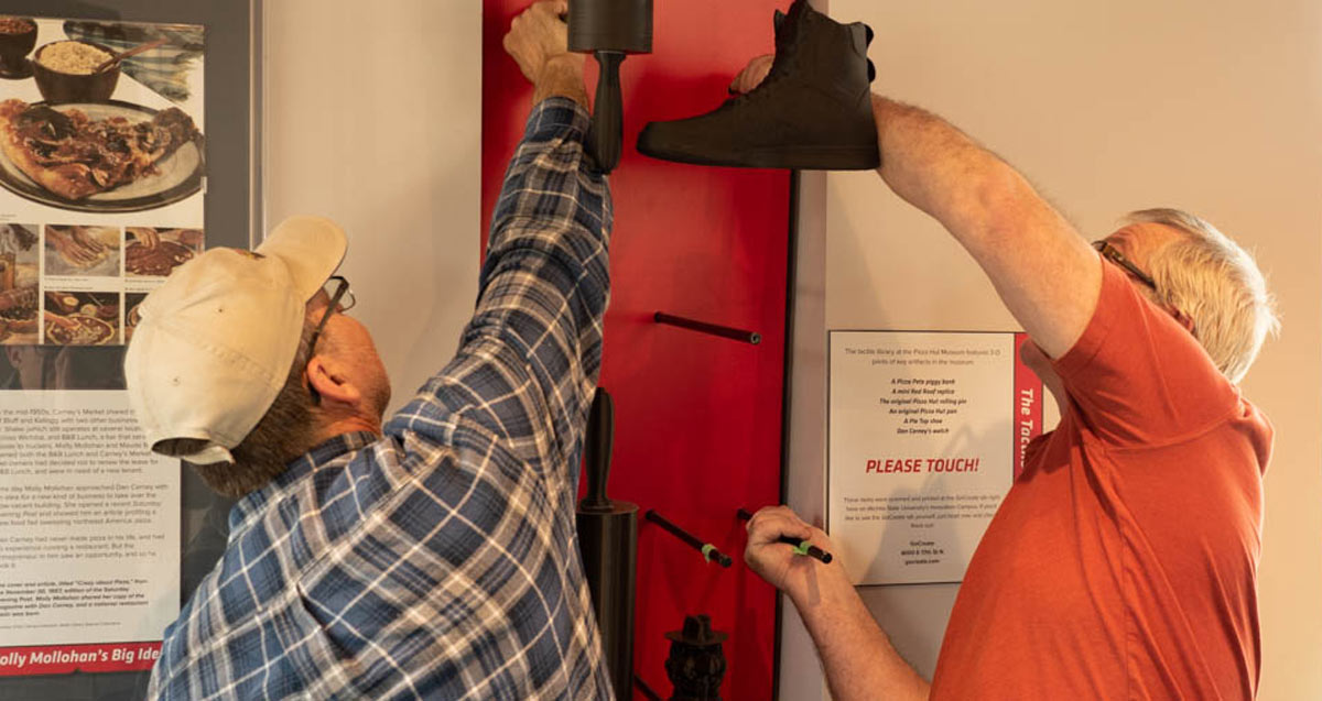 Pizza Hut tactile library installation