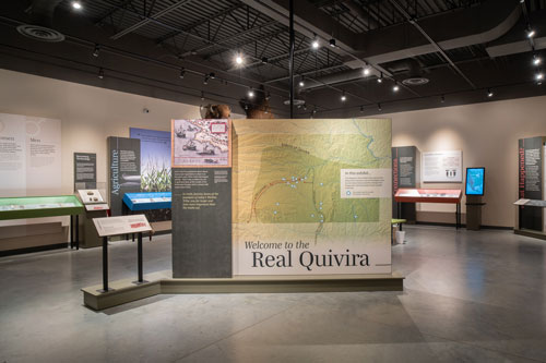 'Welcome to the Real Quivira' exhibit in McPherson, Kansas