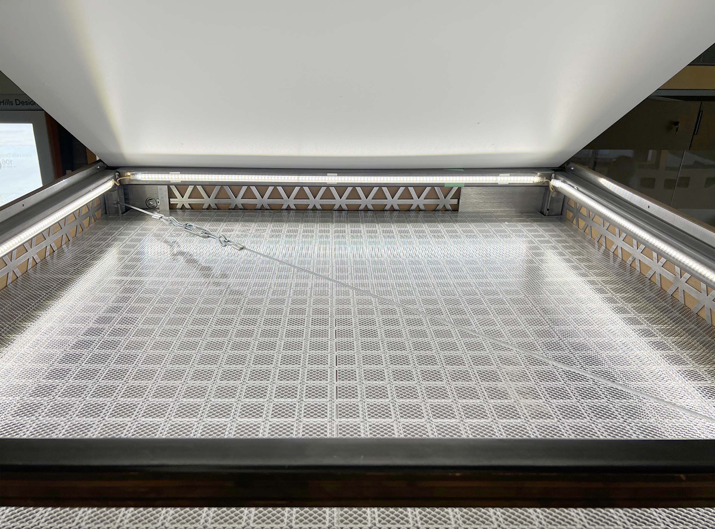 Lincoln Showcase LED light unit interior view