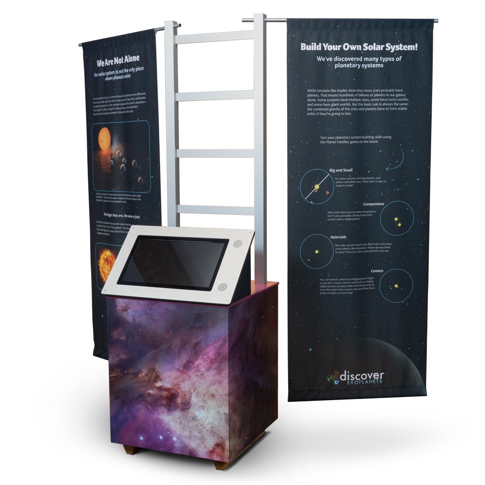 Chase Crate with Discover Exoplanets exhibit