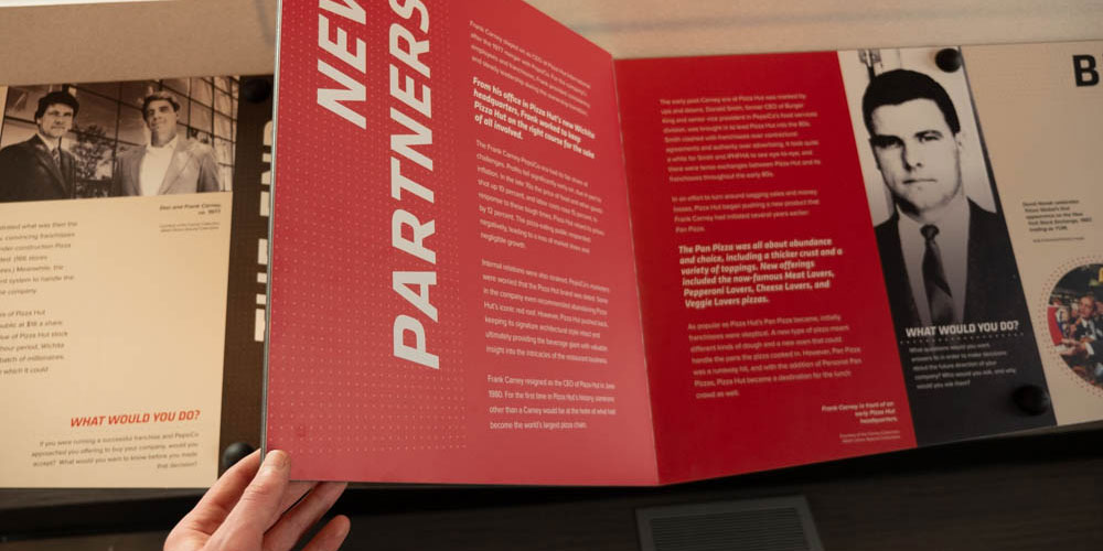 Upland® graphics installed at the WSU Pizza Hut Museum