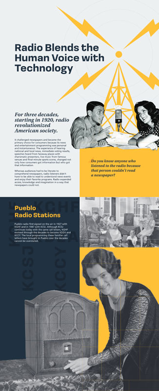 Scene 4 column graphic